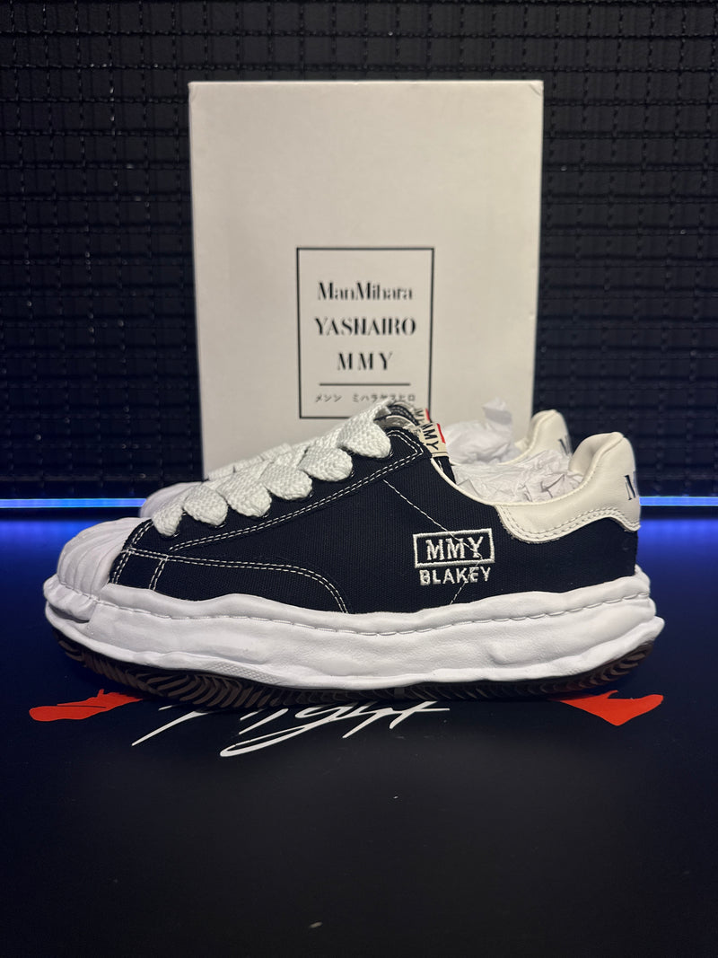 Tênis Maison Mihara Yasuhiro Blakey OG Sole Canvas Low Black - Pronta Entrega