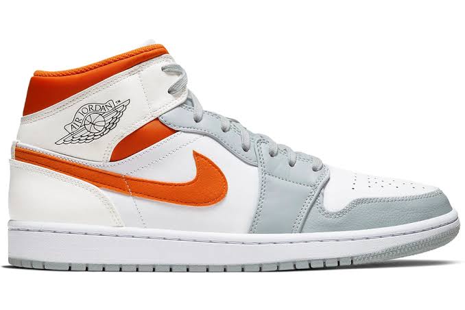 Jordan 1 Mid Starfish Pure Platinum - Encomenda