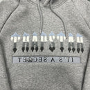 Conjunto Trapstar Chenille Decoded 2.0 Hoodie Grey/Ice Blue - Encomenda
