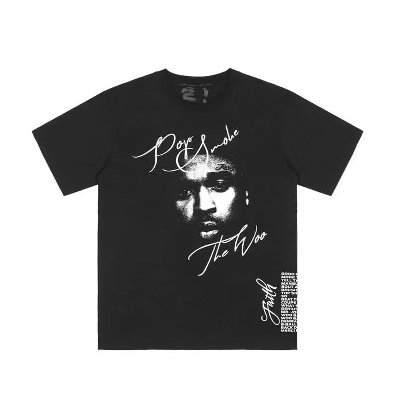 Camiseta Vlone x Pop Smoke "Faith" - Encomenda