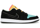 Jordan 1 Low Black Aurora Green Laser Orange - Encomenda
