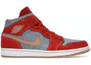 Jordan 1 Mid Denim Red - Encomenda