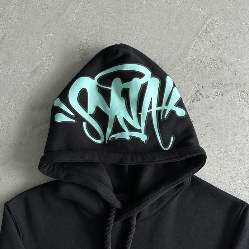 Conjunto Synaworld Logo Preto/Azul - Encomenda