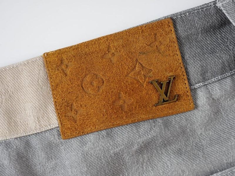 Calça Louis Vuitton Patchwork Portrait Denim - Encomenda