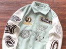 Jaqueta Louis Vuitton Leather and Wool Varsity - Encomenda