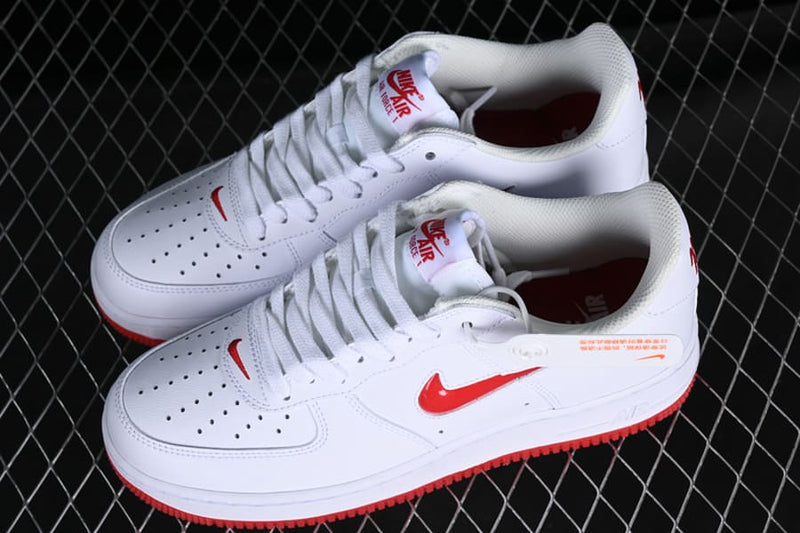 Air Force 1 Low Color of The Month White Red - Encomenda