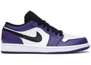 Jordan 1 Low Court Purple White - Encomenda