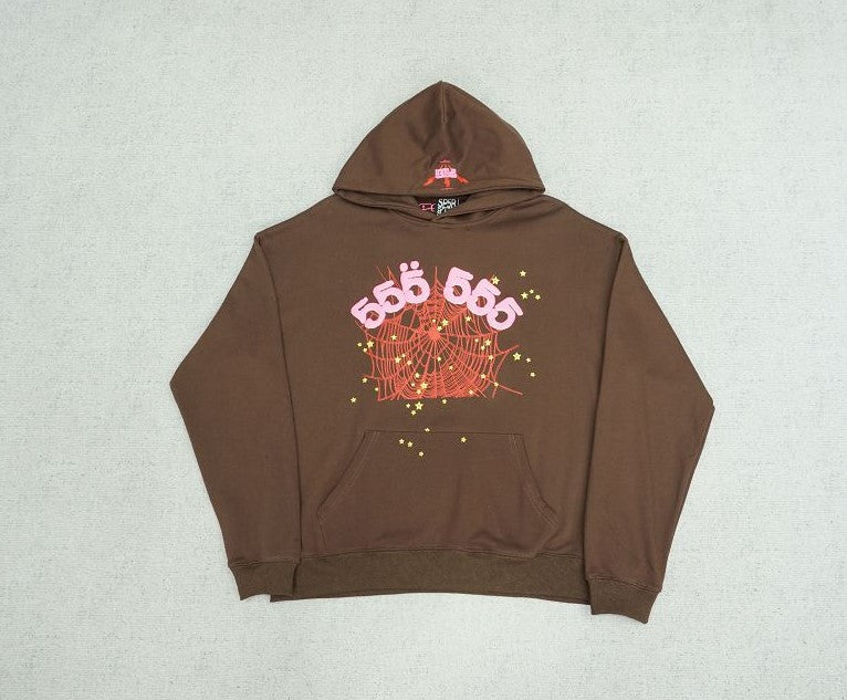 Moletom Sp5der Angel Number Brown - Encomenda