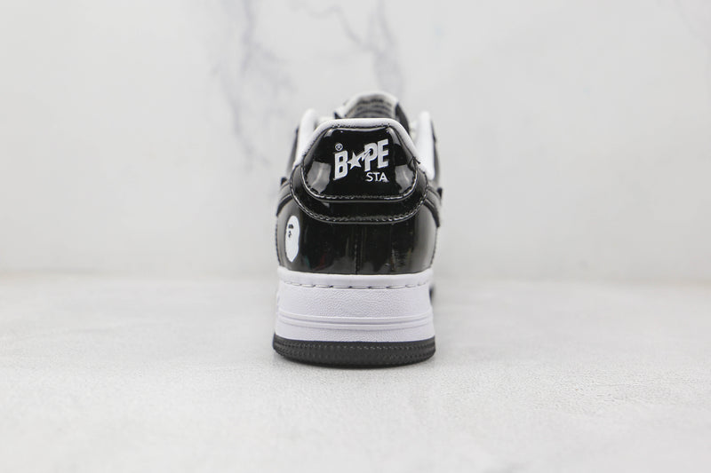 Bape Sta Patent Black White - Encomenda