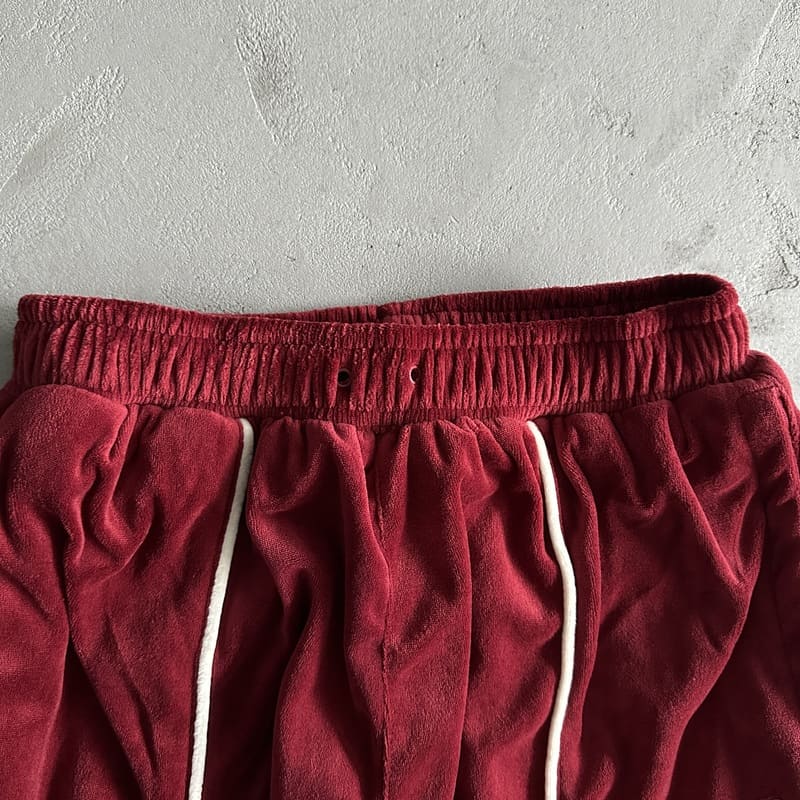 Calça Veludo Corteiz Vermelha - Encomenda