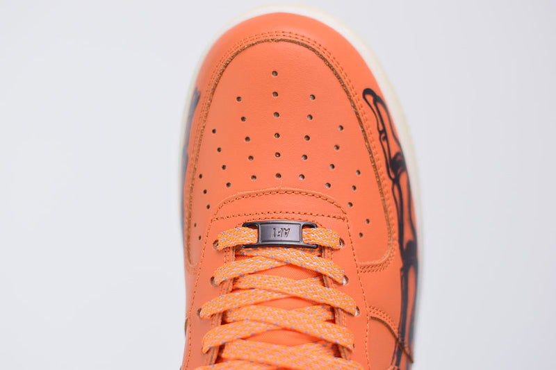 Nike Air Force 1 Orange Skeleton Halloween - Encomenda