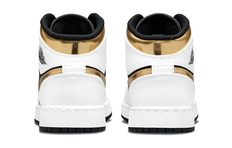 Jordan 1 Mid White Gold Black - Encomenda
