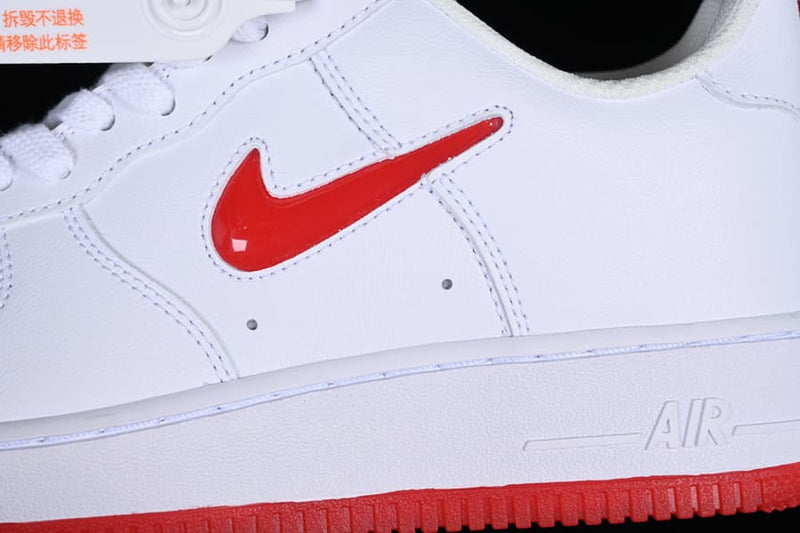 Air Force 1 Low Color of The Month White Red - Encomenda