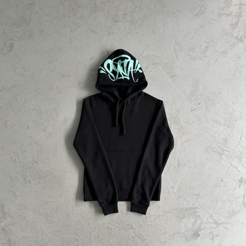 Conjunto Synaworld Logo Preto/Azul - Encomenda