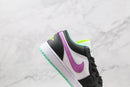 Jordan 1 Low Green Glow Violet Shock - Encomenda