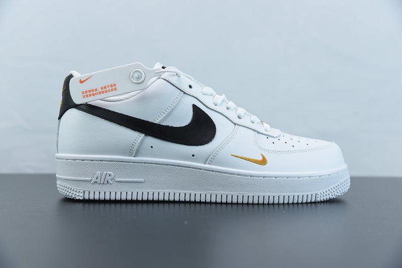 Nike Air Force 1 Essential White Black Gold - Encomenda