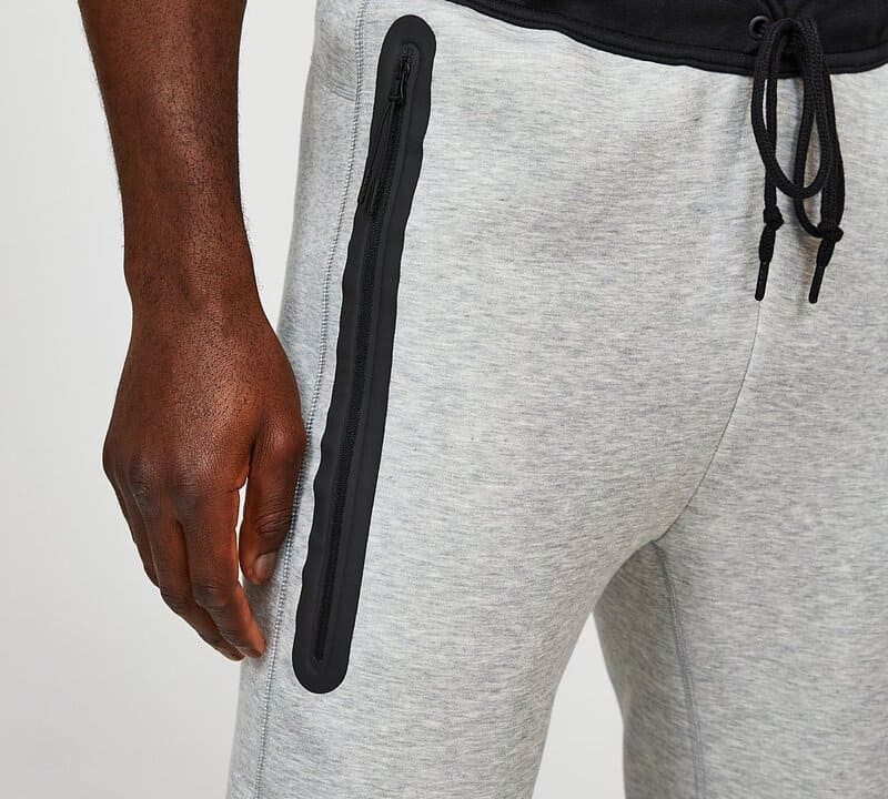 Conjunto Nike Tech Fleece Cinza/Preto 2023 (New Season) - Encomenda