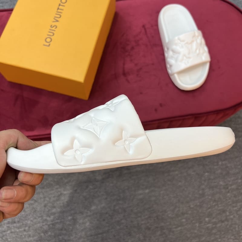 Slide Louis Vuitton Waterfront Branco - Encomenda
