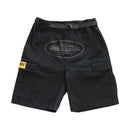 Bermuda Corteiz Guerillaz Cargo Triple Black - Encomenda