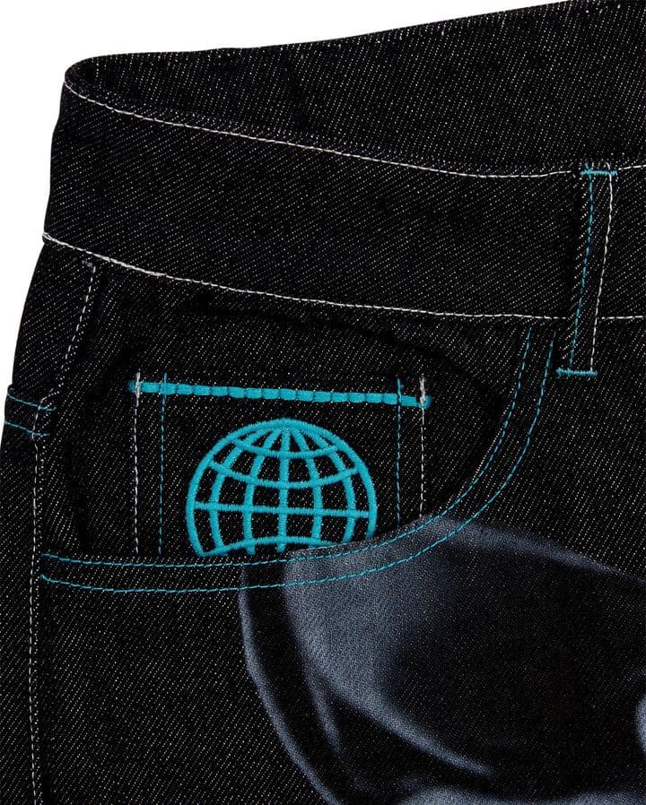 Calça Jeans Minus Two Skeleton - Encomenda