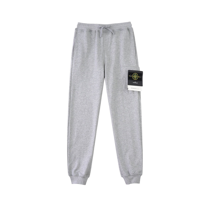 Calça Stone Island moletom cinza