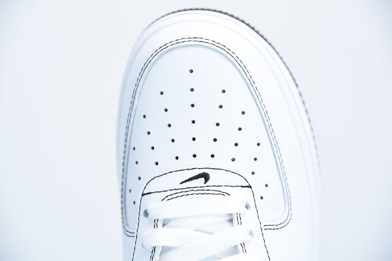 Nike Air Force 1 Low Contrast Stitch White Black - Encomenda