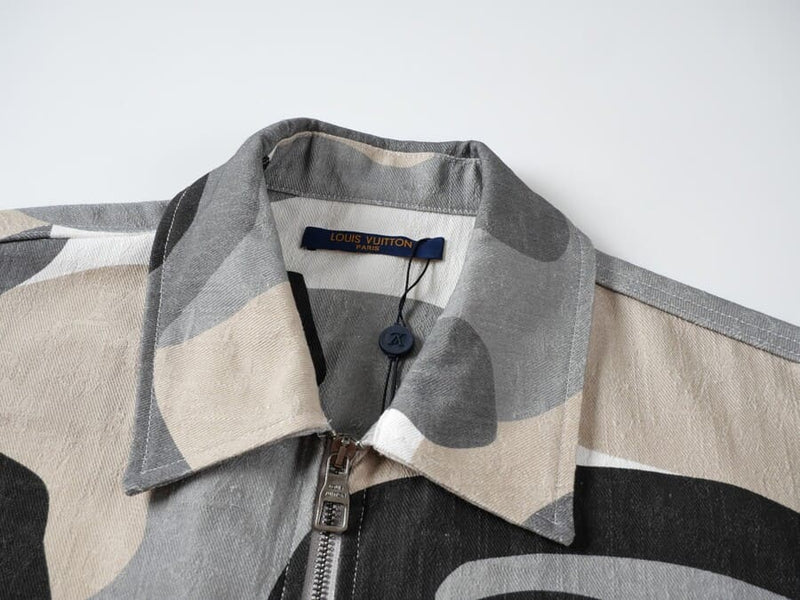 Jaqueta Louis Vuitton Patchwork Portrait Denim - Encomenda