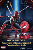 Capacete Iron Spider Man Eletrônico Coolecionável 1:1 da Killerbody - Encomenda