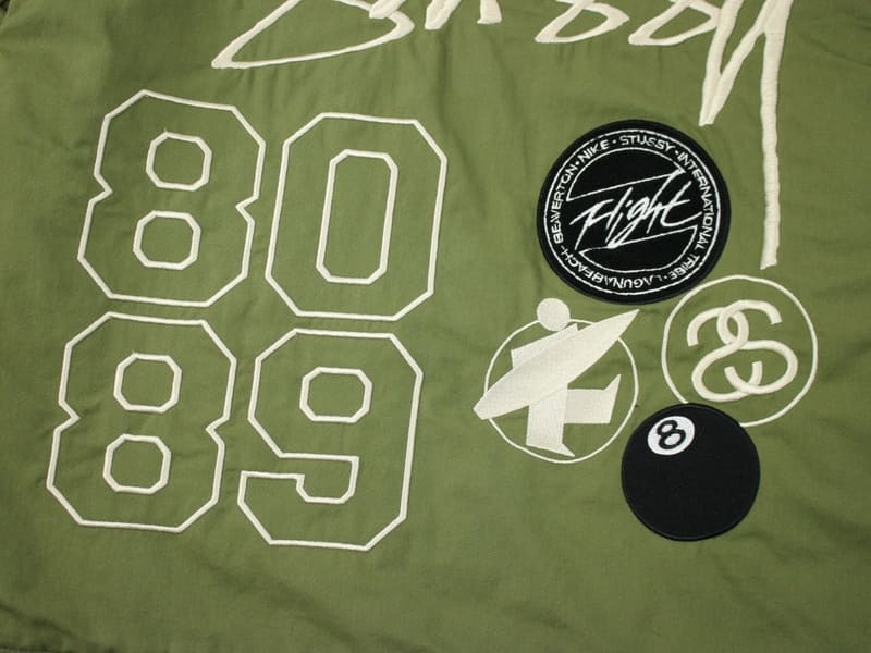 Jaqueta Bomber Nike x Stussy Dupla Face Verde - Encomenda