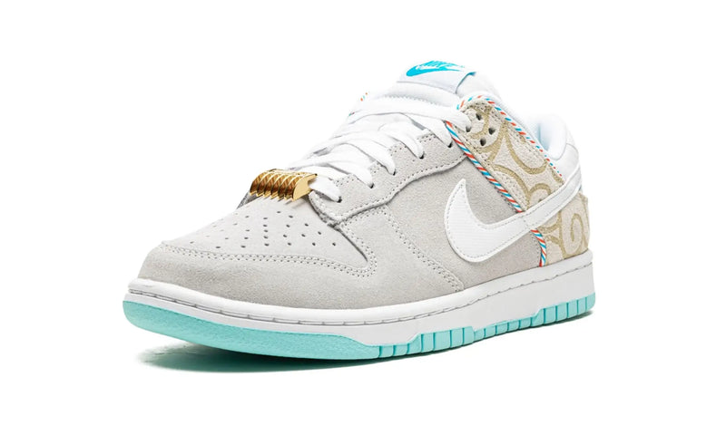 Tênis Nike Dunk Low "Barber Shop Grey" - Encomenda