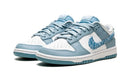Tênis Nike Dunk Low Feminino "Blue Paisley" Azul / Branco - Encomenda