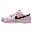 Tênis Nike Dunk Low Feminino "Pink Red Foam White" Rosa - Encomenda