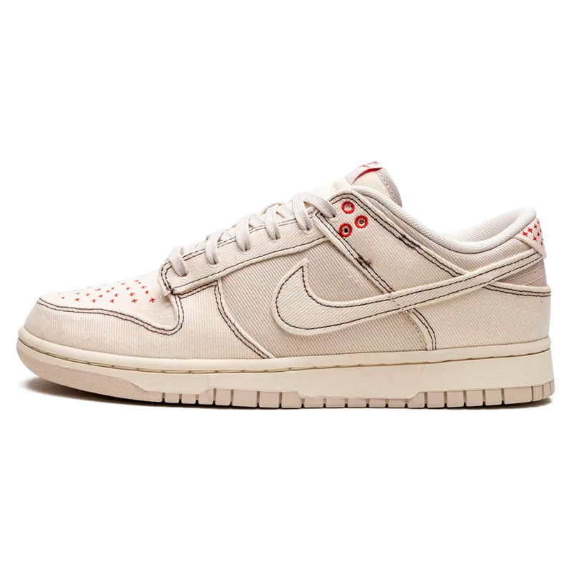 Tênis Nike Dunk Low "Light Orewood Brown Sashiko" Branco - Encomenda