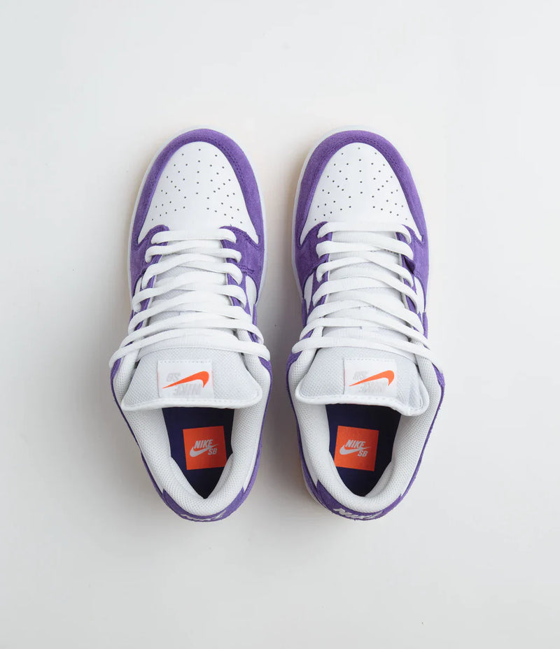 Tênis Nike Dunk Low SB Orange Label "Court Purple" Roxo - Encomenda