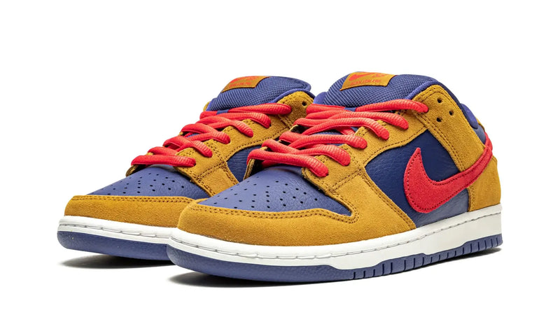 Tênis Nike Dunk Low SB "Papa Bear" Marrom / Azul - Encomenda