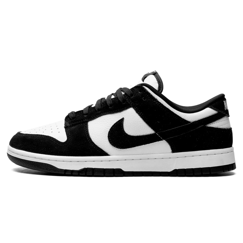 Tênis Nike Dunk Low "Suede Panda" Preto / Branco - Encomenda