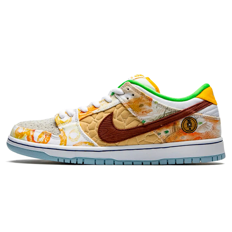 Tênis Nike Dunk Low SB "Street Hawker" Colorido - Encomenda