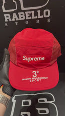 Boné Supreme Mesh Side Panel Camp Vermelho - Pronta Entrega