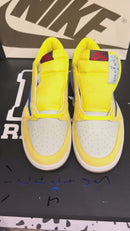 Tênis Travis Scott x Air Jordan 1 Low Og Canary Amarelo - Pronta Entrega