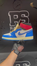 Tênis Nike Air Jordan 1 Retro High NRG Sample x Union LA Storm Blue - Pronta Entrega
