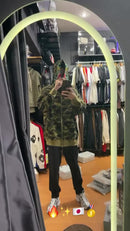 Jaqueta Bape X Clot Shark Camo Relaxed Full Zip - Pronta Entrega