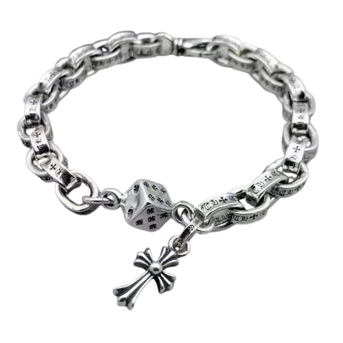 Pulseira Chrome Hearts Given Pendent Cross -