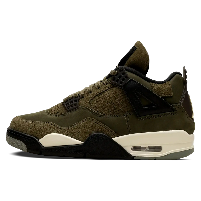 Tênis Air Jordan 4 Craft "Medium Olive" Verde - Encomenda